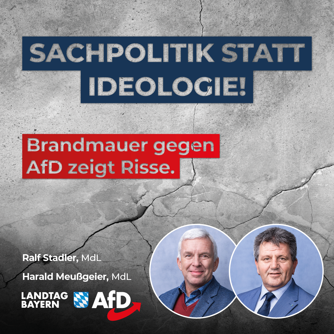 Ralf Stadler / Harald Meußgeier: Sachpolitik statt Ideologie – Brandmauer gegen AfD zeigt Risse! 1 20240425 1 Meussgeier Stadler Brandmauer
