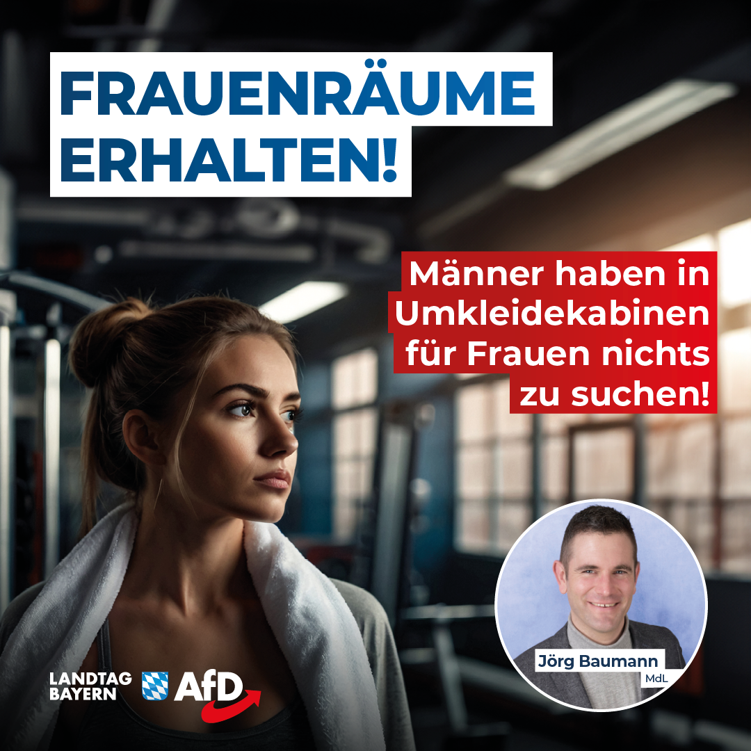 Jörg Baumann: Frauenräume erhalten! – Männer haben in Umkleidekabinen für Frauen nichts zu suchen! 1 20240603 2 Baumann Frauenraeume