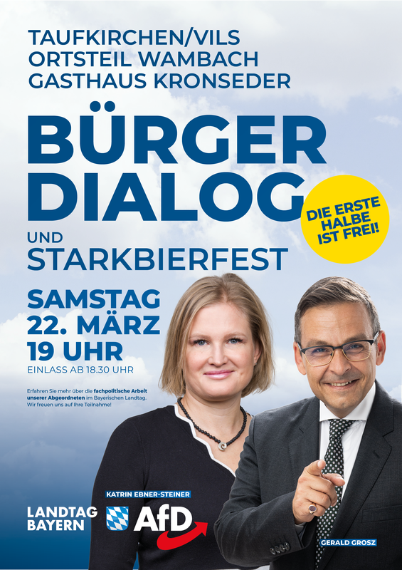 Fraktion vor Ort in Taufkirchen (Vils) am Samstag, 22.03.25 1 Buergerdialog Wambach