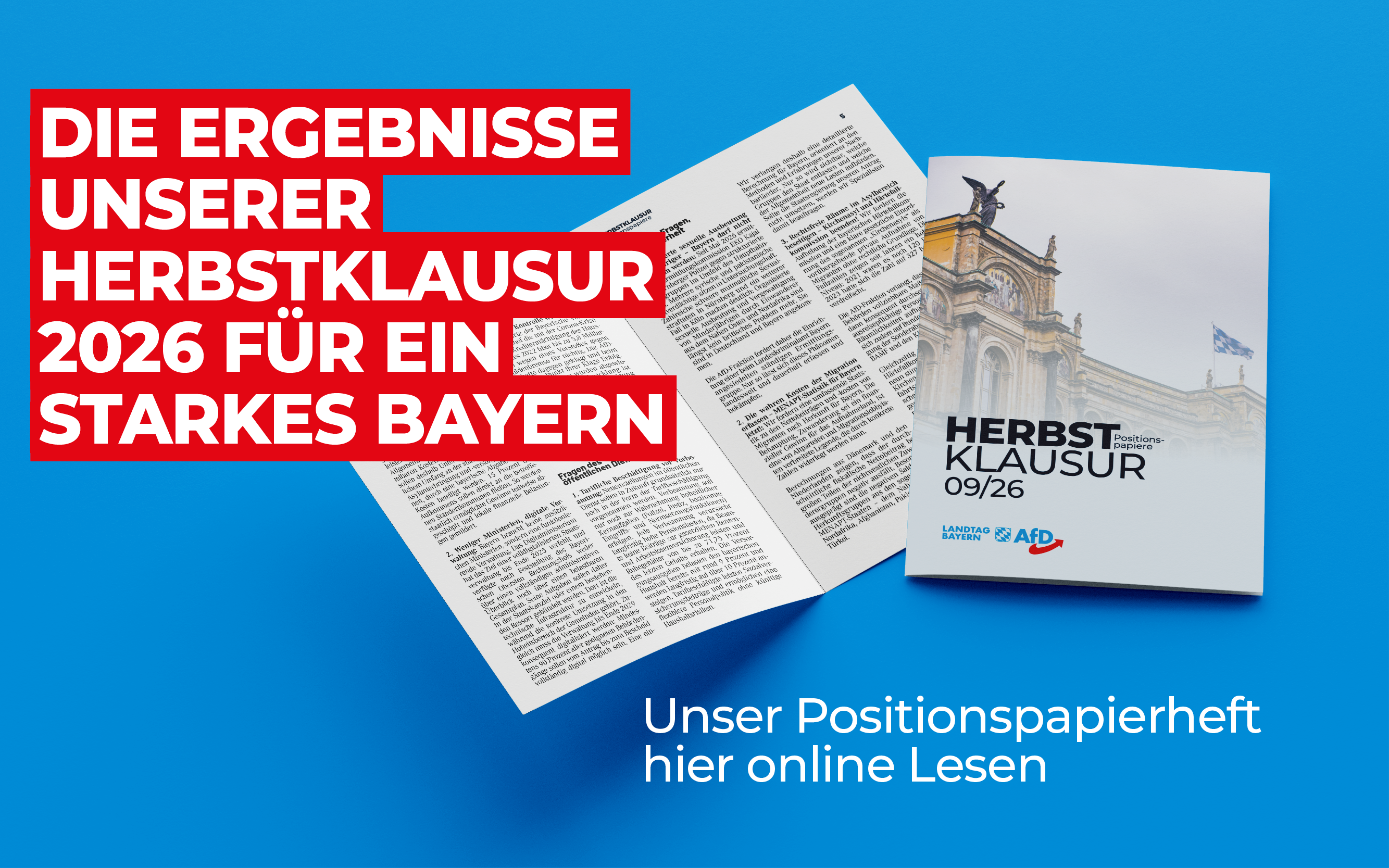 AfD Fraktion im Bayerischen Landtag 4 Herbstklausur 2026